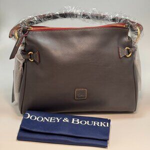 Dooney & Bourke Bag - Medium Florentine Leather Zip Hobo Bag New with Tags